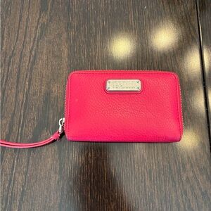 Marc Jacob’s Pink Leather Wristlet Wallet